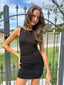 EVIE TWIST MINI DRESS