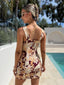 DIDI DRESS - BURGUNDY FLORAL