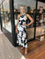 JARRAH DRESS - BLACK FLORAL