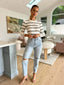CAMILLE STRIPE KNIT TOP