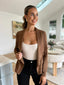 KOSTAS JACKET - DARK BROWN