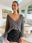 AMELIE CARDIGAN - SLATE