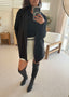 WILLOW WOOL MINI SKIRT