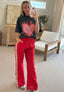THE FIERY OVERSIZED TEE - BLACK