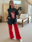THE FIERY OVERSIZED TEE - BLACK