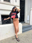 JUICY OVERSIZED TEE - BLACK