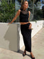 CONTRAST TOP SKIRT SET