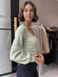 KARI KNIT TOP - AVOCADO