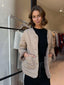 NAOMI REVERSIBLE JACKET - BEIGE