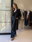 MYANA TRENCH - BLACK