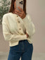 HEART BUTTON CARDI