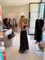 CHICAGO LINEN MAXI - BLACK&WHITE