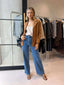 SOPHIE SUEDE JACKET - RUST