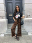 NOIR PANT-LEOPARD
