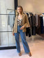 SOPHIE SUEDE JACKET - CARAMEL