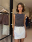 REMY MINI SKIRT - CREAM