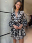 BAROSSA DRESS - BLACK / TAN