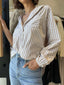 THE EVERMORE SHIRT - TAN STRIPE