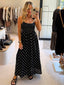 CHICAGO LINEN MAXI - BLACK&WHITE