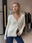 MARBLE KNIT TOP - CREAM