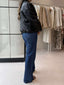 THE BELLE PU BOMBER - BLACK