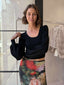 KARI KNIT TOP - BLACK