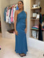 JARRAH MAXI DRESS - STEEL BLUE