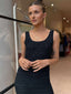 IDA KNIT TANK DRESS - NAVY