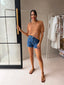 ESSEX STITCH SHORT- MID BLUE