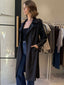 MYANA TRENCH - BLACK