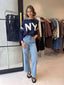 NY JUMPER - NAVY
