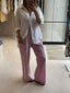 THE LOUNGE PANT - HIBISCUS PINK STRIPE