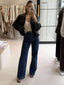 THE BELLE PU BOMBER - BLACK