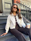 CHESTER SUEDE JACKET - CREAM