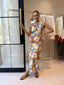 JARRAH DRESS - ABSTRACT FLORAL