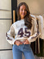 COLLEGE CONTRAST RAGLAN CREW