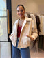 CHESTER SUEDE JACKET - CREAM
