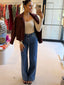 CHESTER SUEDE JACKET - WINE