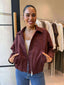 CHESTER SUEDE JACKET - WINE