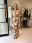 CALLISTA MAXI DRESS - ABSTRACT FLORAL