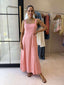 SALMA MAXI DRESS - SALMON
