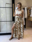CHINTA SKIRT - TAN FLORAL