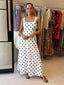 JAZMINE MAXI DRESS  - POLKA DOT