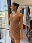 SABINE DRESS - CHOC