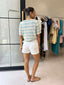STRIPE SUMMER TEE - MINT