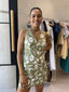 SABINE DRESS - GREEN PALM