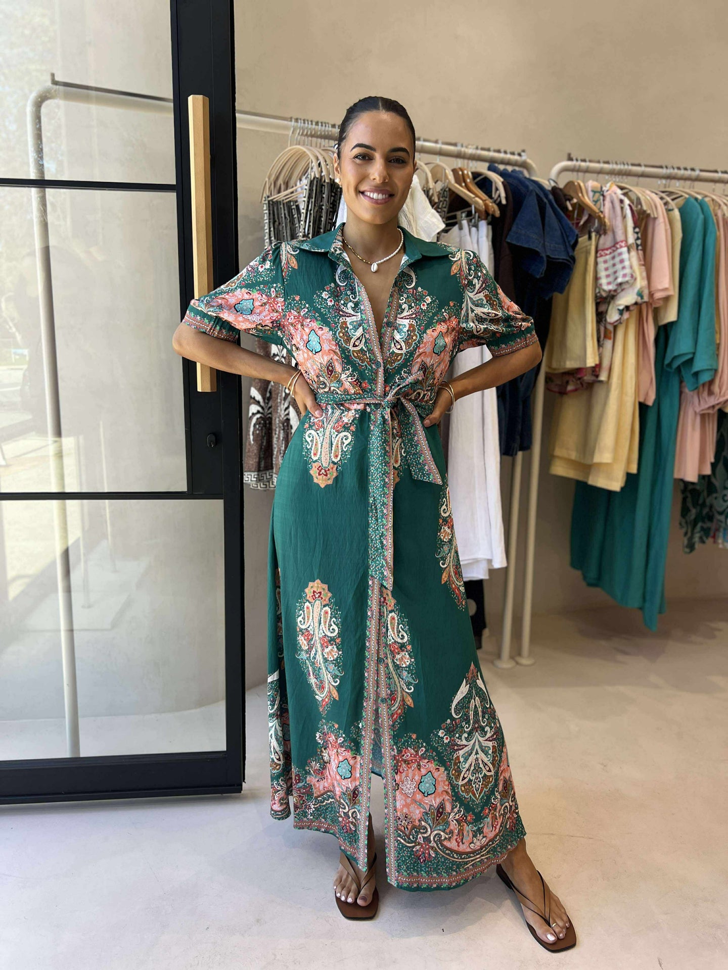 EMERALD MAXI DRESS