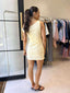 ALESSA LINEN ASYM DRESS