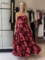 BONITA DRESS- WINE FLORAL
