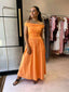 EDITA DRESS-ORANGE